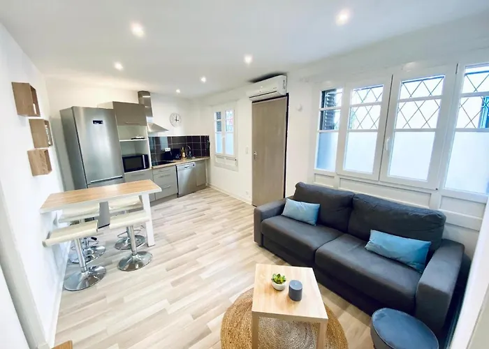 Apartamento Cauvi - Centre, Wifi, Climatisation, 4 Personnes Antibes